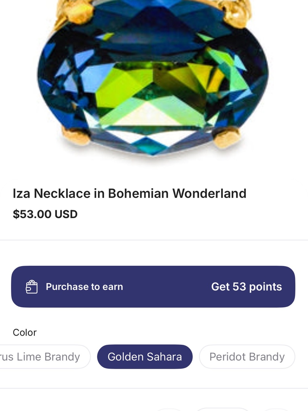 Iza Necklace in Bohemian Wonderland - Golden Sahara